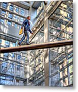 Comcast Man Hdr Metal Print