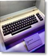 #commodore 64 At Art Of Video Games Metal Print