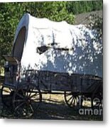 Covered Wagon Metal Print