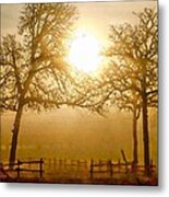 Dawn In The Country Metal Print