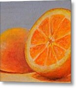 Demi Oranges Metal Print