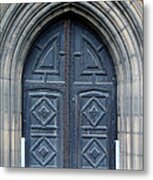 Door And Arches Metal Print