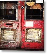 Door Metal Print