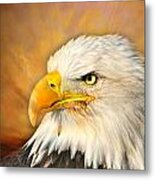 Eagle Burst Metal Print