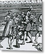 Earliest Depiction Of Craniotomy Metal Print