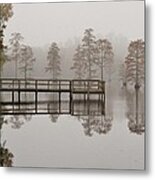 Early Morning On The Lake Metal Print