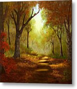 Edge Of Autumn Metal Print