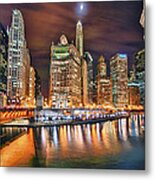 Electric City Metal Print