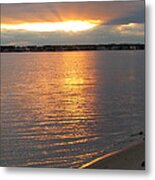 End Of Day Metal Print