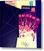 Excited : Olympic Tickets#iglondon Metal Print