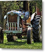Farm Tractor One Metal Print