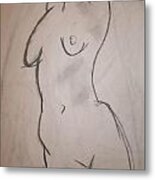 Figure Metal Print