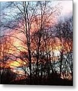 Fire In The Sky Metal Print