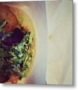 Fish & Grape Taco From @komodofood Metal Print