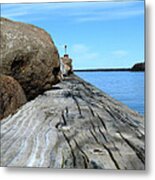 Fishing Dock Metal Print