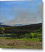 Flint Hills Controlled Burn Metal Print