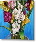 Floretta's Gladiolus Metal Print