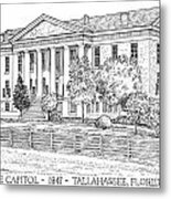 Florida Capitol 1847 Metal Print