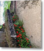 Flower Stairway Metal Print