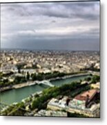 From The Summit Of The Eiffel Tower Metal Print