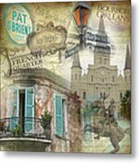 Fun In New Orleans Metal Print