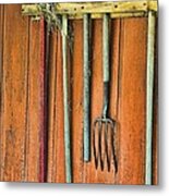 Garden Tools Metal Print