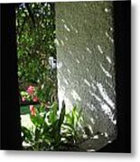 Garden Window Metal Print