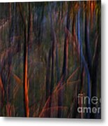 Ghost Trees At Sunset - Abstract Nature Photography Metal Print by Michelle Wrighton