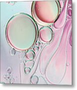 Girly Girly Bubble Abstract Metal Print