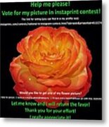 Give Your Vote For Me Please Metal Print