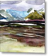 Glacier Near Juneau Metal Print