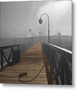 Golden Trail Metal Print