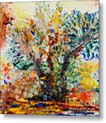 Grape Tree Metal Print