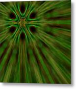 Green Metal Print