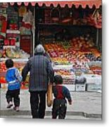 Grocery Day Metal Print