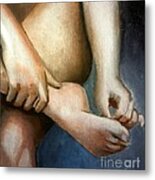 Hand And Foot Metal Print