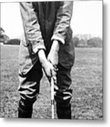 Harry Vardon Displays His Overlap Grip Metal Print