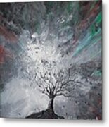 Haunted Tree Metal Print