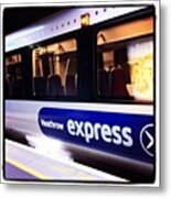 #heathrow #express #train #london Metal Print
