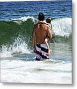 Holding On To Uncle Ryan Metal Print