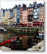 Honfleur Harbor - France Metal Print