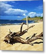 Hookipa Bay Metal Print