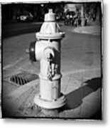 #hydrant #bw #blackandwhite #edit Metal Print