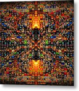 Infinity Mosaic Warm Metal Print