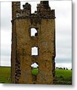 Ireland- Castle Ruins Ii Metal Print