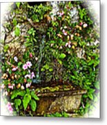 Japanese Water Feature Metal Print