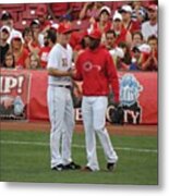 #jaybruce #josearredondo #redsbaseball Metal Print