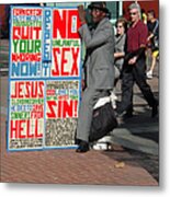 Jesus Is Lord And Savior Metal Print