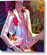 Jimmy Page Led Zep Metal Print