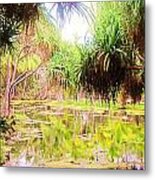 Jungle Light Metal Print